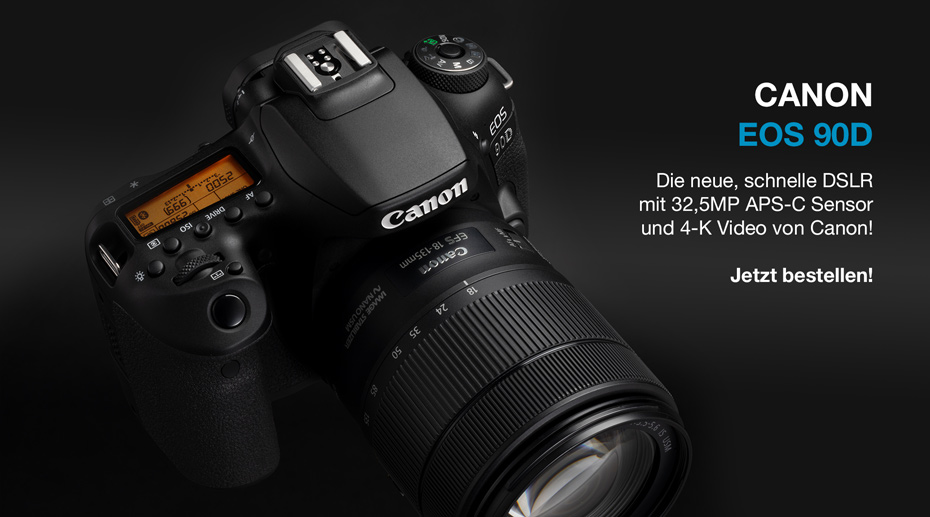Canon EOS 90D Website Neuheiten